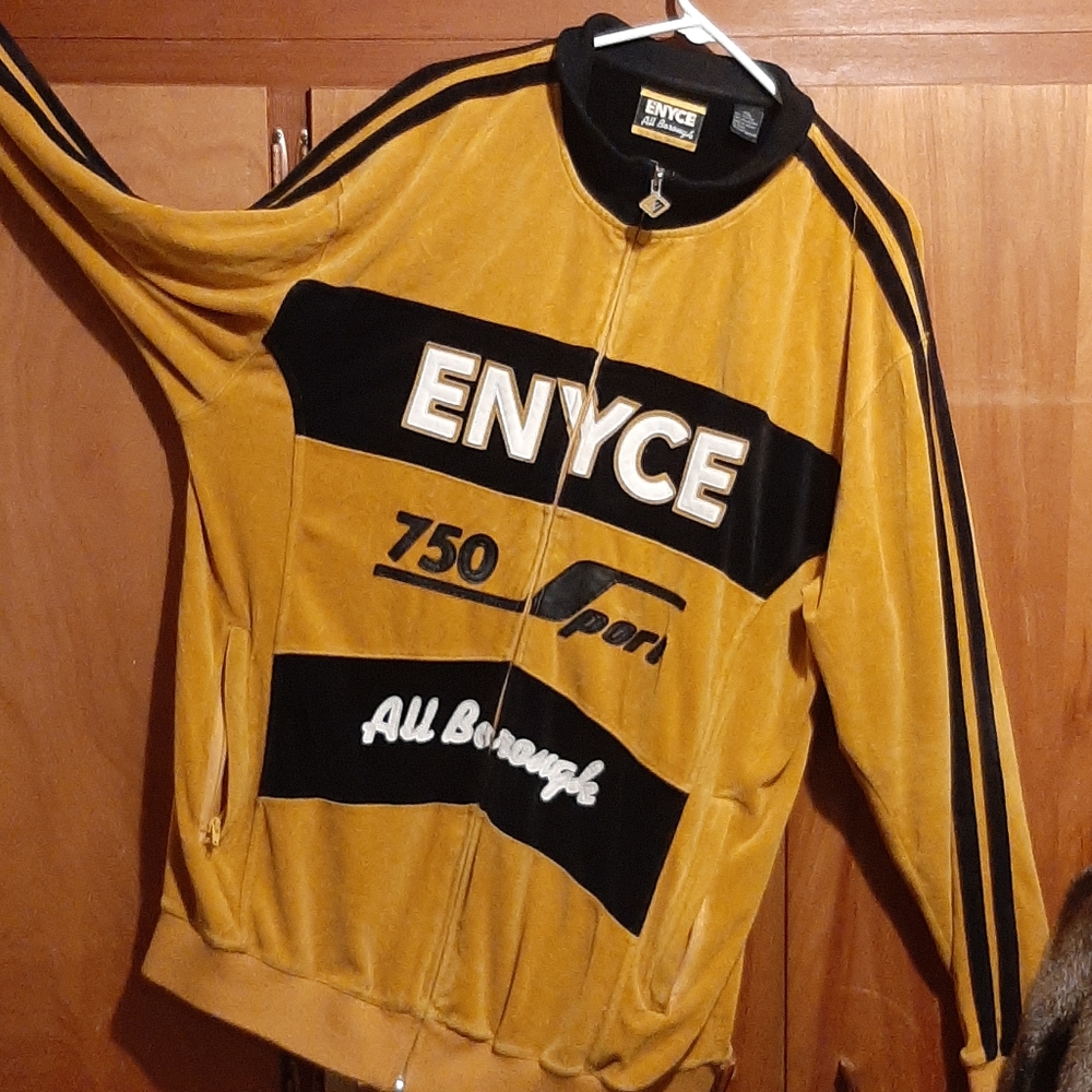 Very Rare ENYCE Mustard Yellow velvet jacket